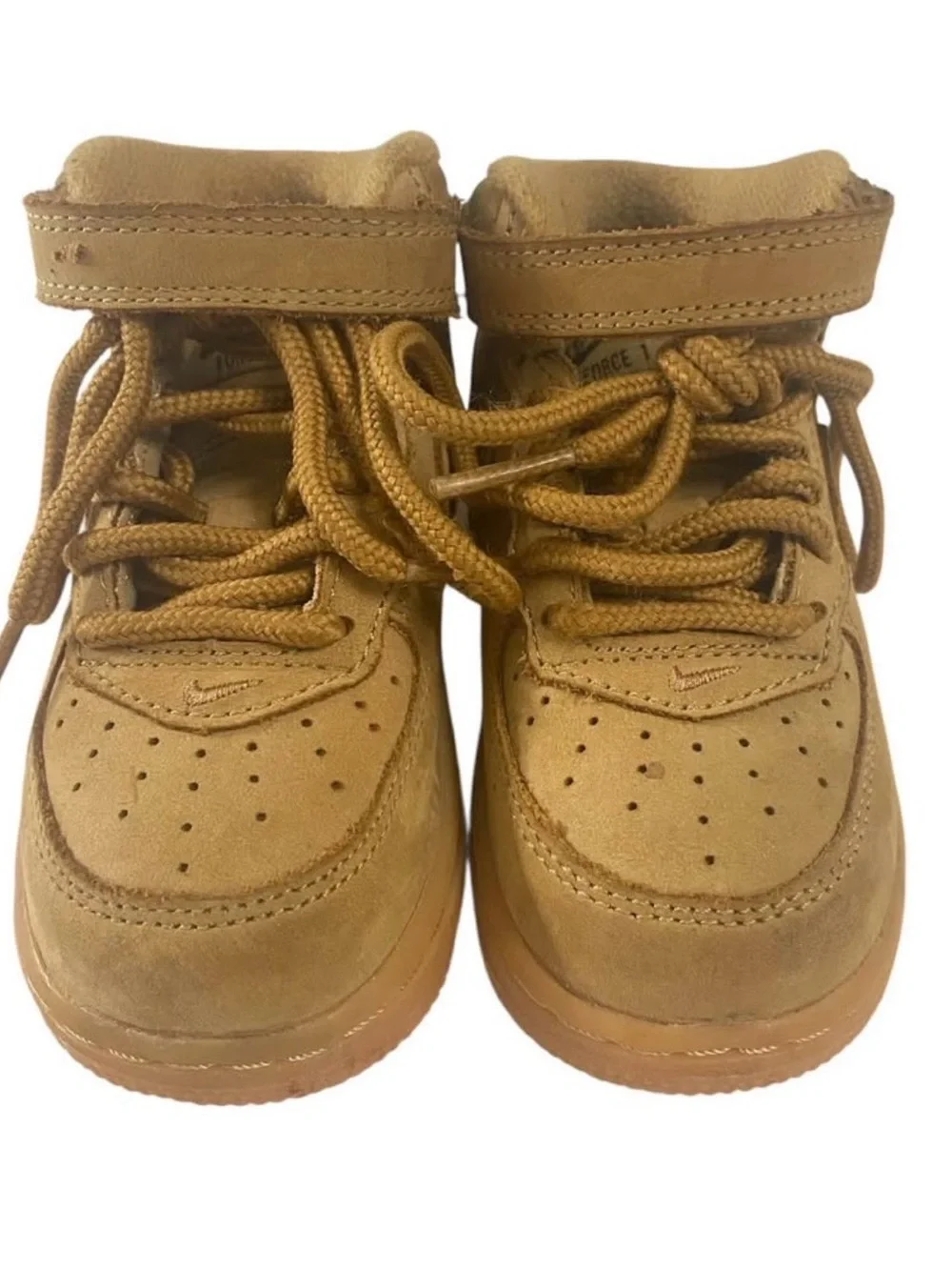 Nike Kids' High-Top Sneakers - Wheat/Tan